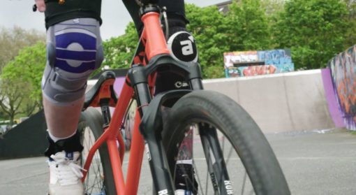 knästöd cykel